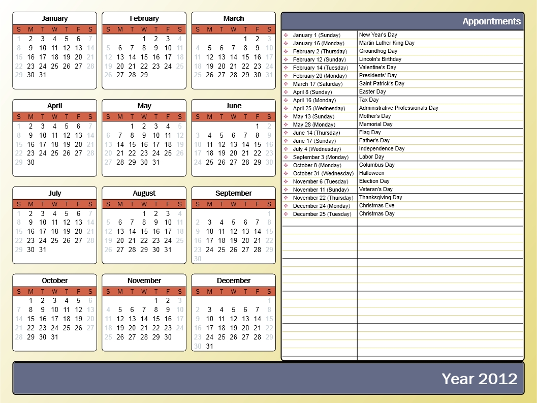 12 month birthday calendar free printable 60