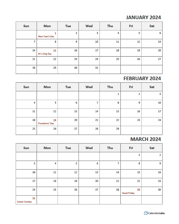 3 month calendar april free printable 11