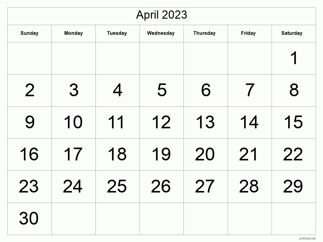 3 month calendar april free printable 5