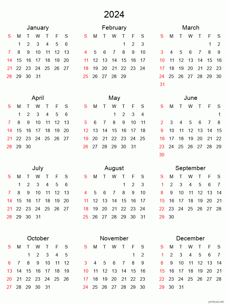 large printable numbers for calendar 2024 10