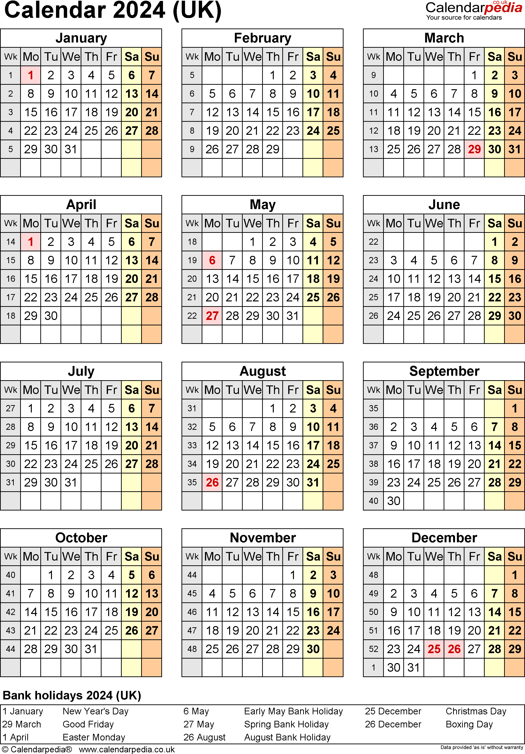 large printable numbers for calendar 2024 15