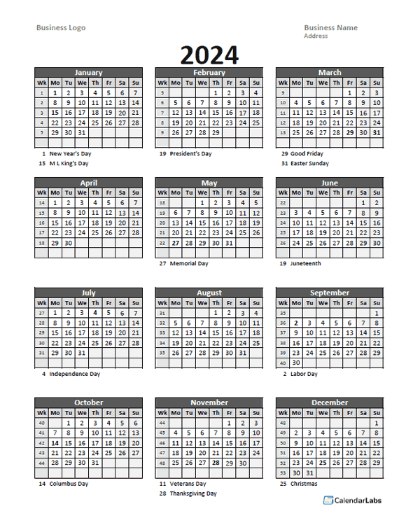 large printable numbers for calendar 2024 20