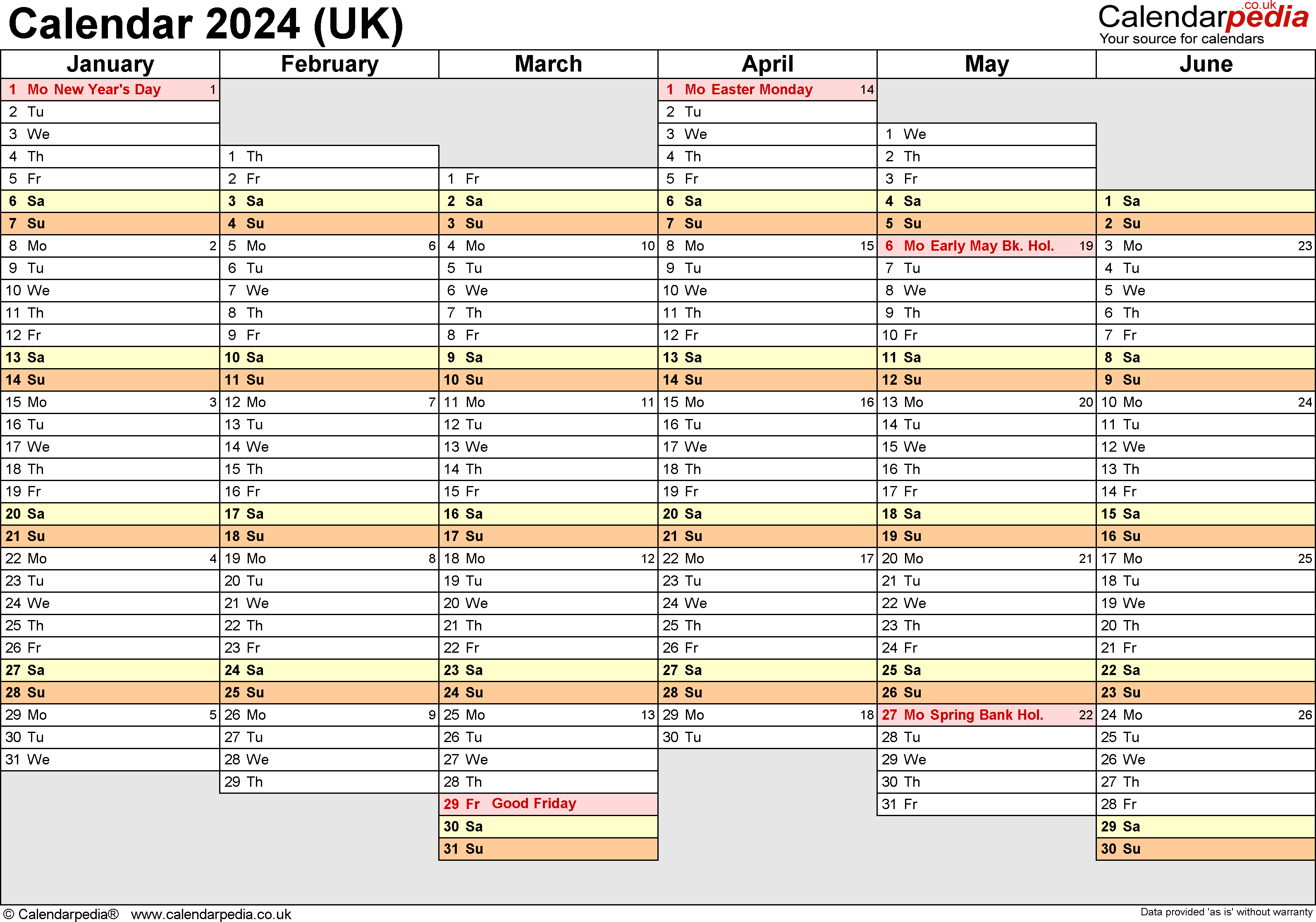 large printable numbers for calendar 2024 25