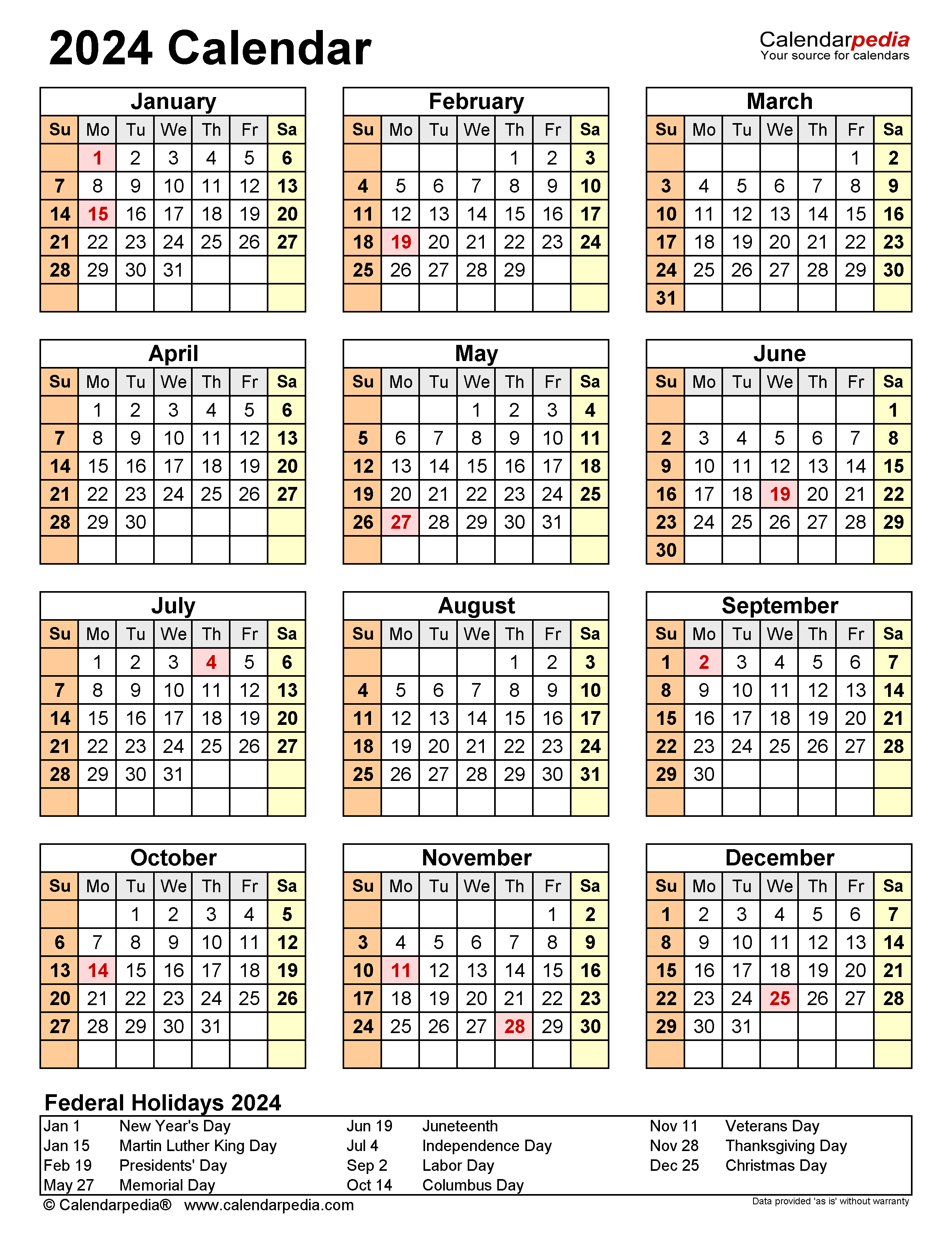 large printable numbers for calendar 2024 36
