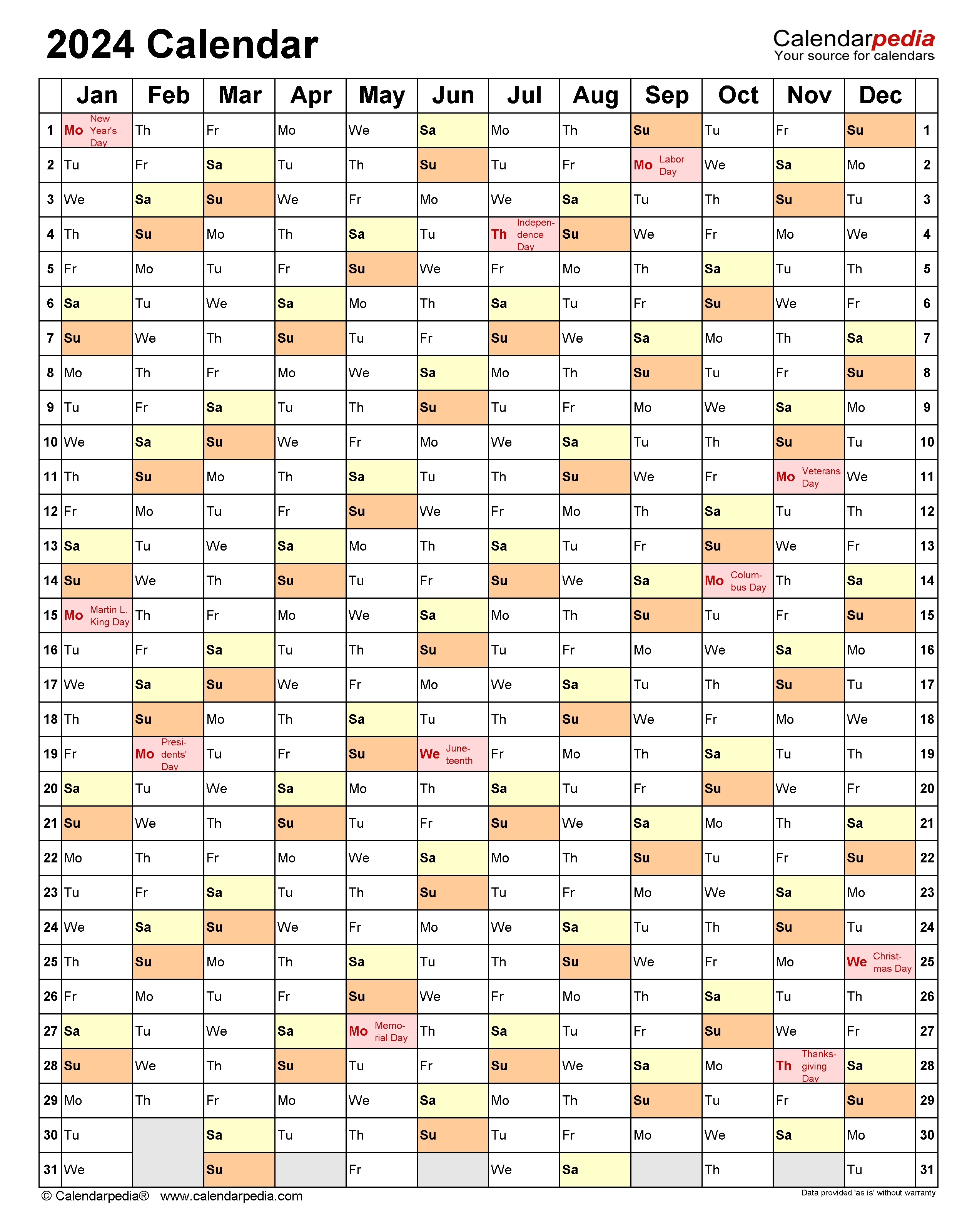 large printable numbers for calendar 2024 41