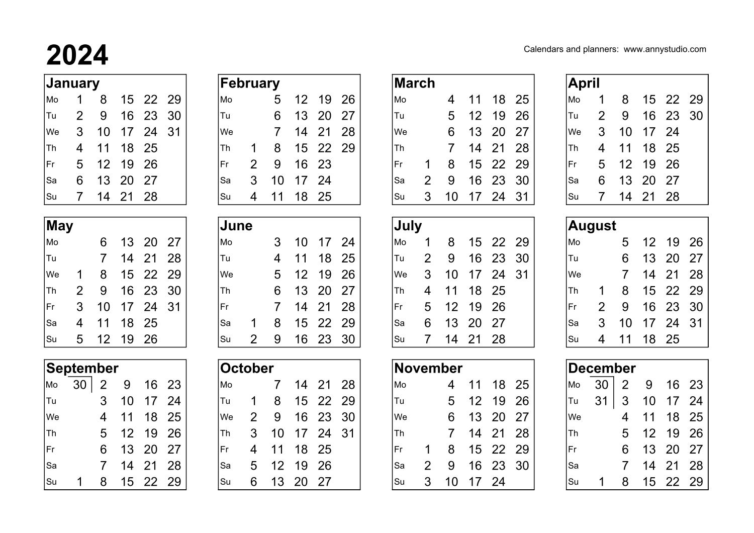 large printable numbers for calendar 2024 55