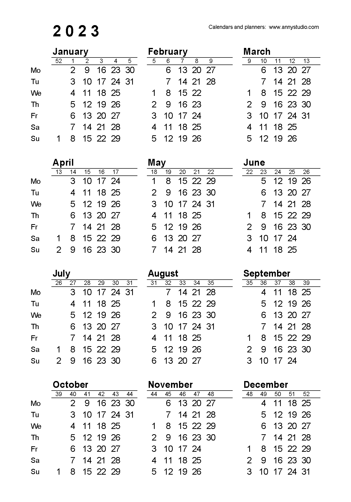 large printable numbers for calendar 2024 63