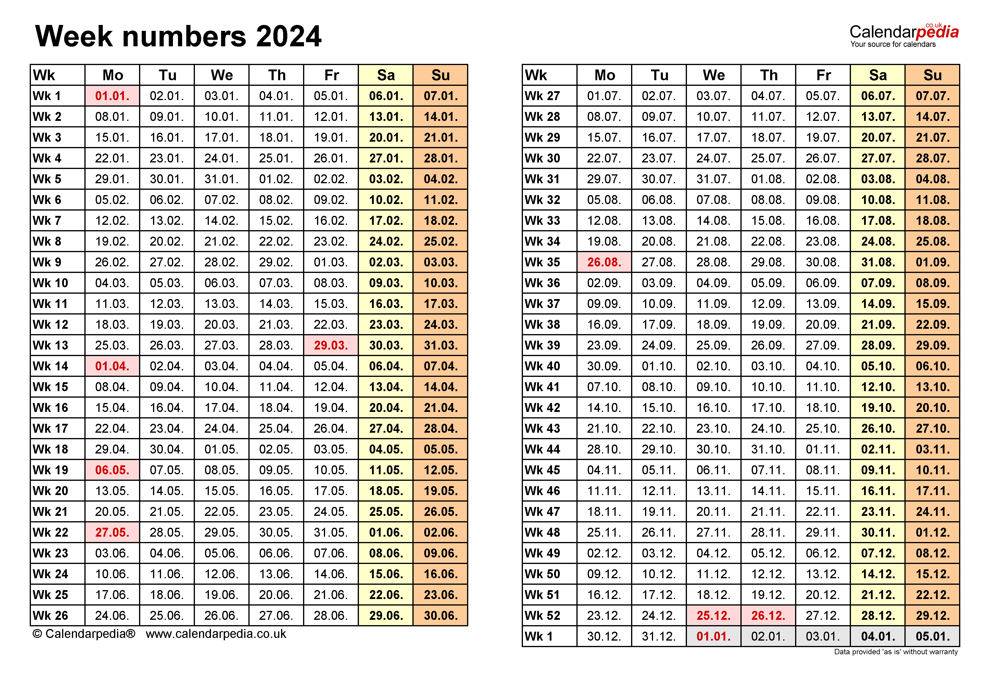 large printable numbers for calendar 2024 67