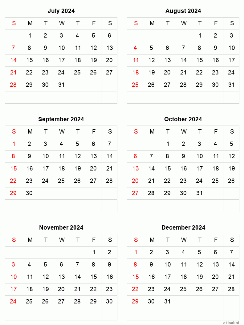 multiple year printable calendar 2024 14