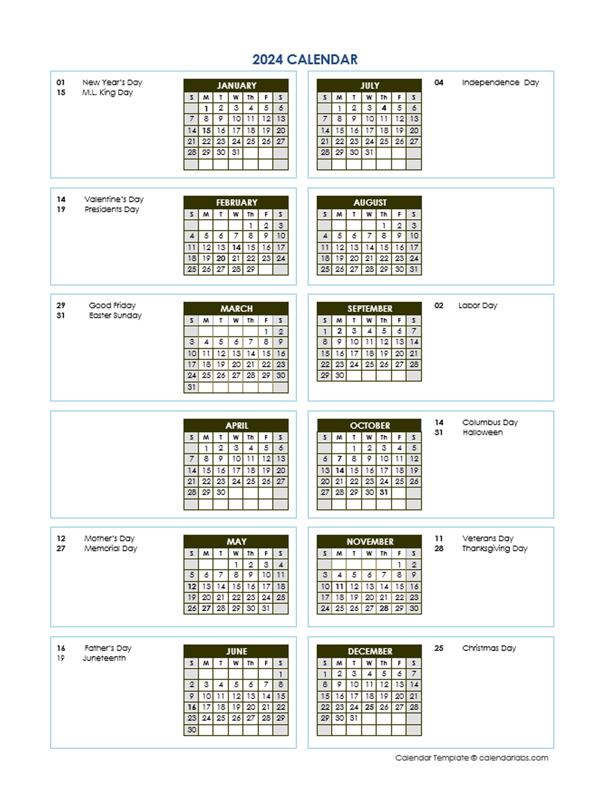 multiple year printable calendar 2024 18