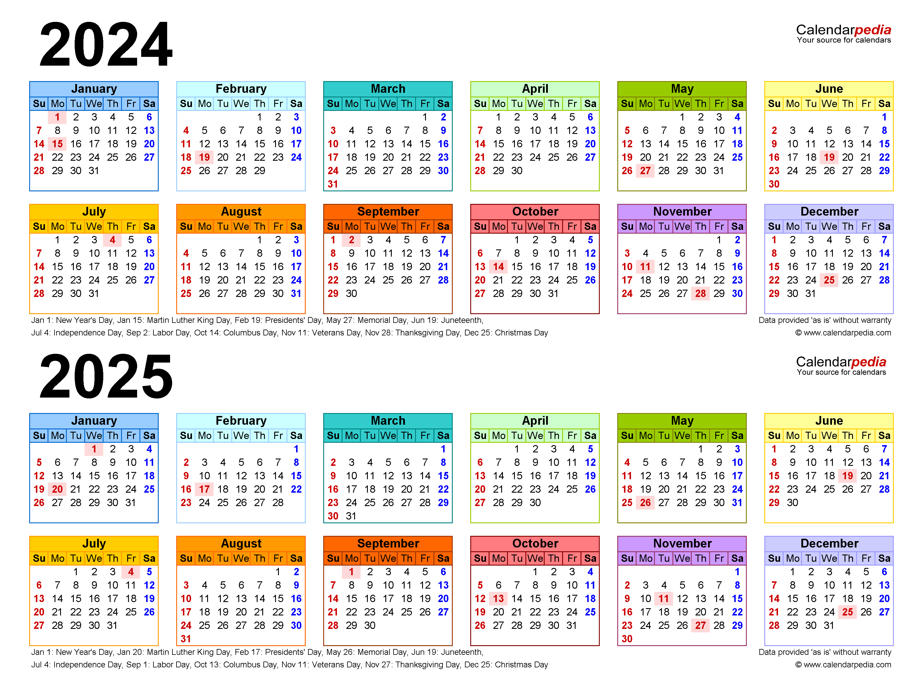 multiple year printable calendar 2024 33