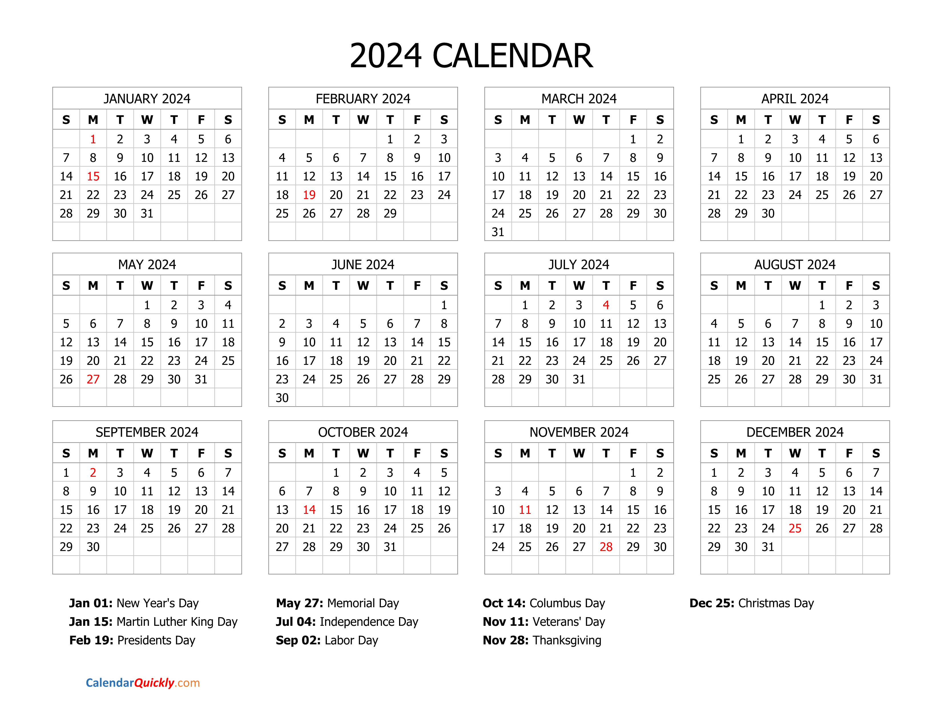 multiple year printable calendar 2024 36