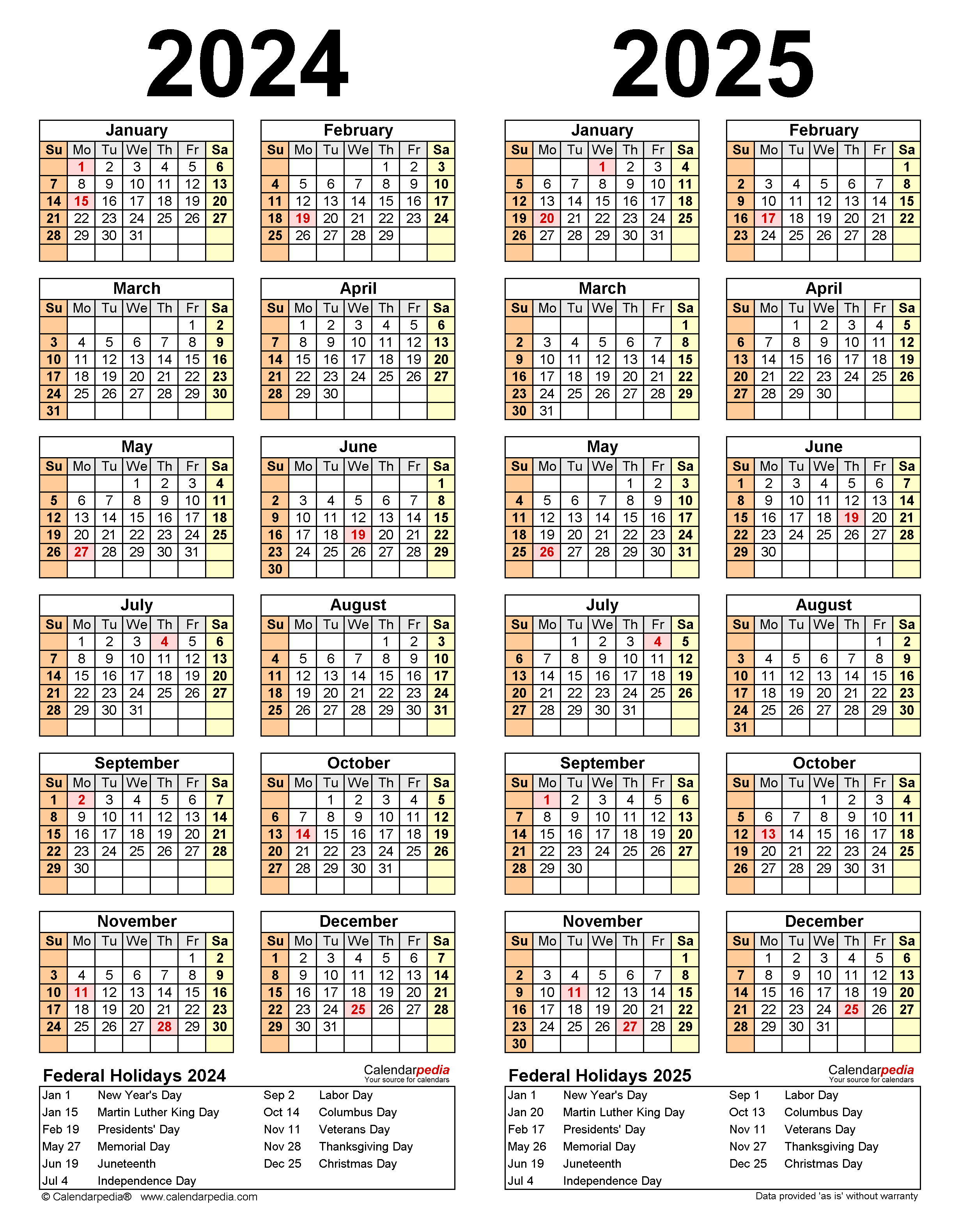 multiple year printable calendar 2024 4