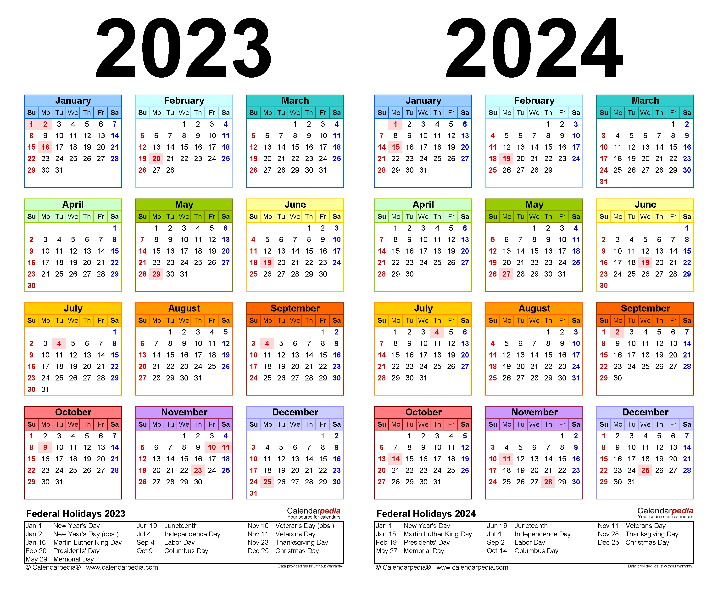multiple year printable calendar 2024 45