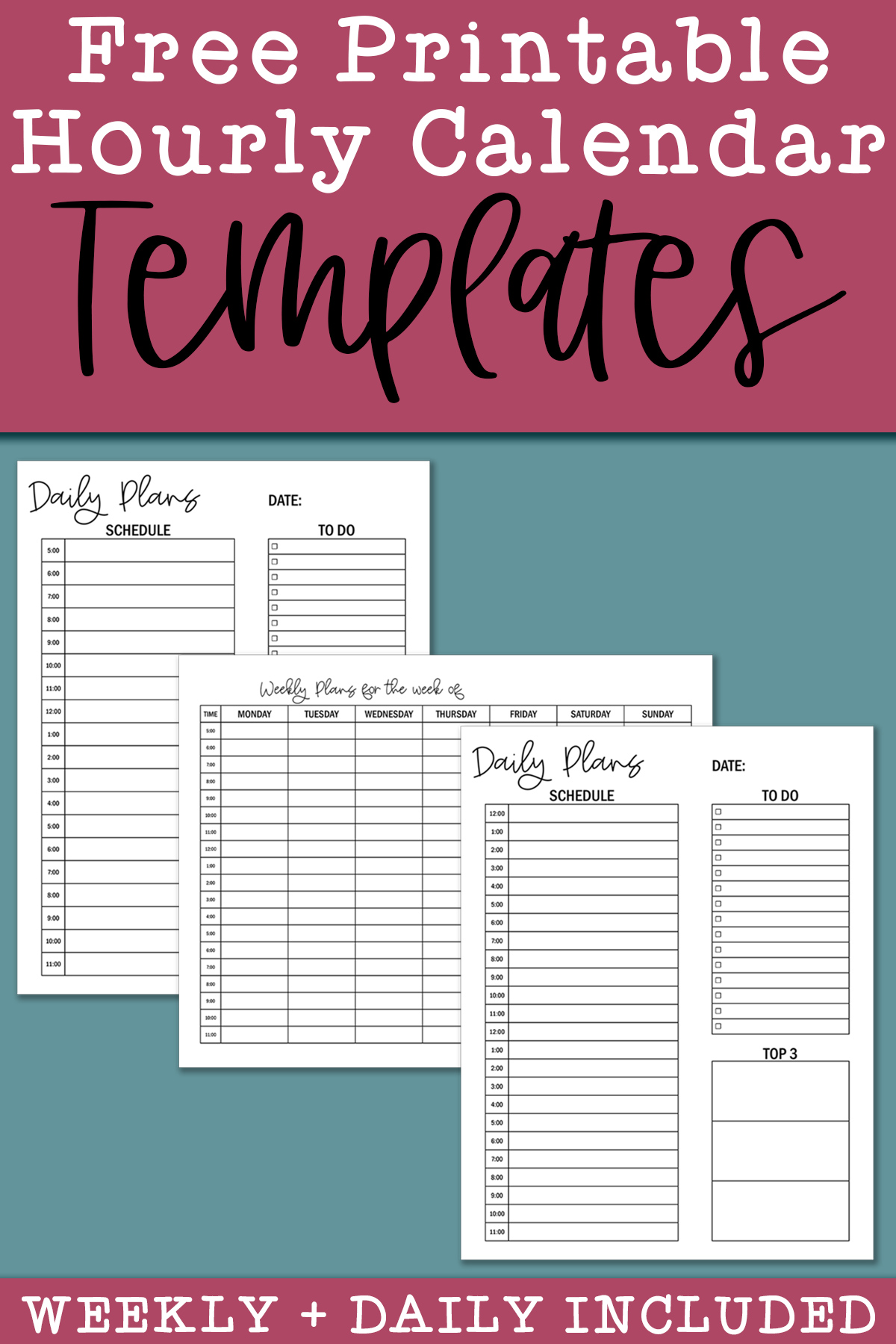 printable daily hourly calendars 53