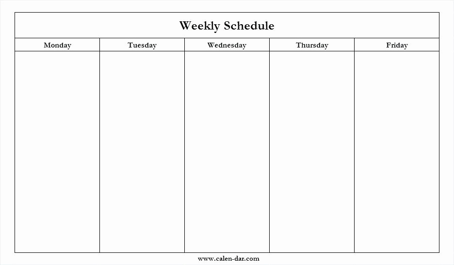 work planner monday to friday 47