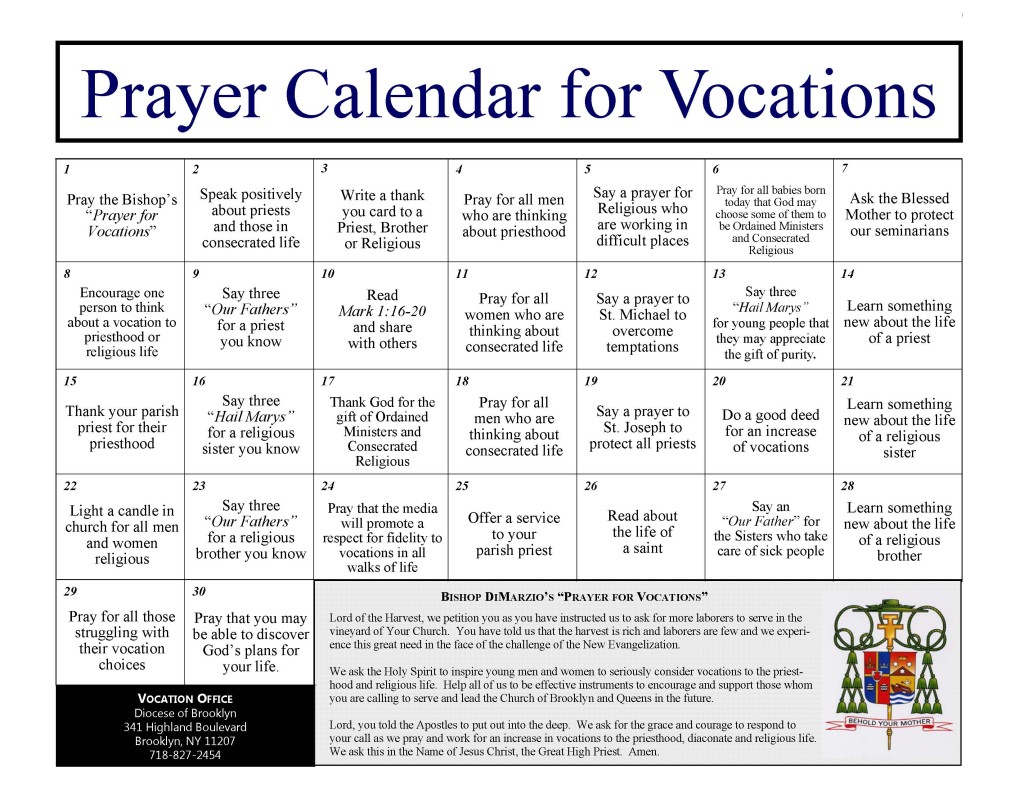work prayer calendar tempate 32