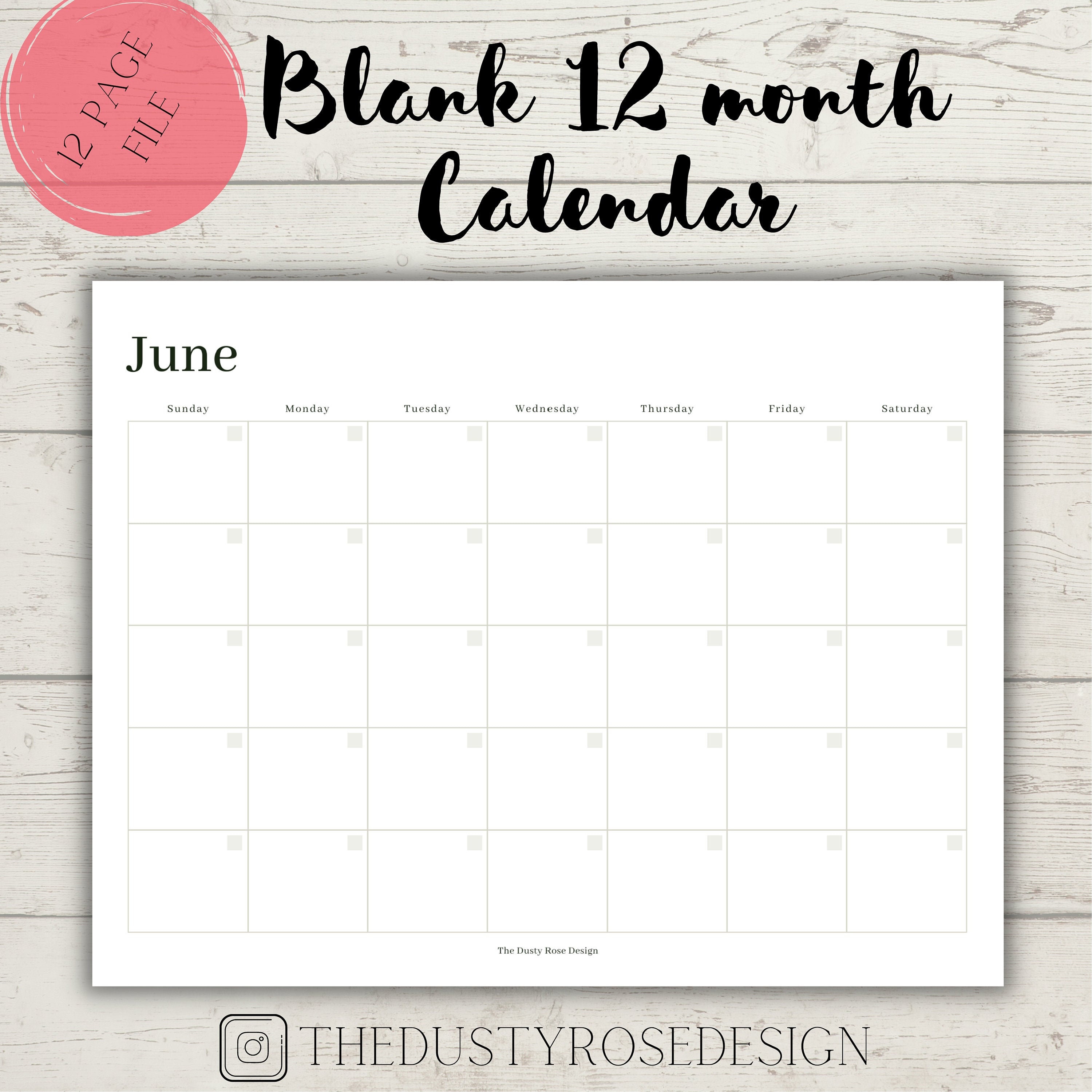 12 month calendar editable templates 16