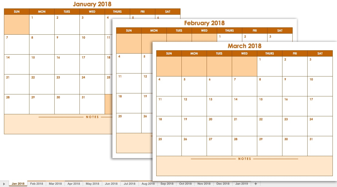 12 month calendar editable templates 17