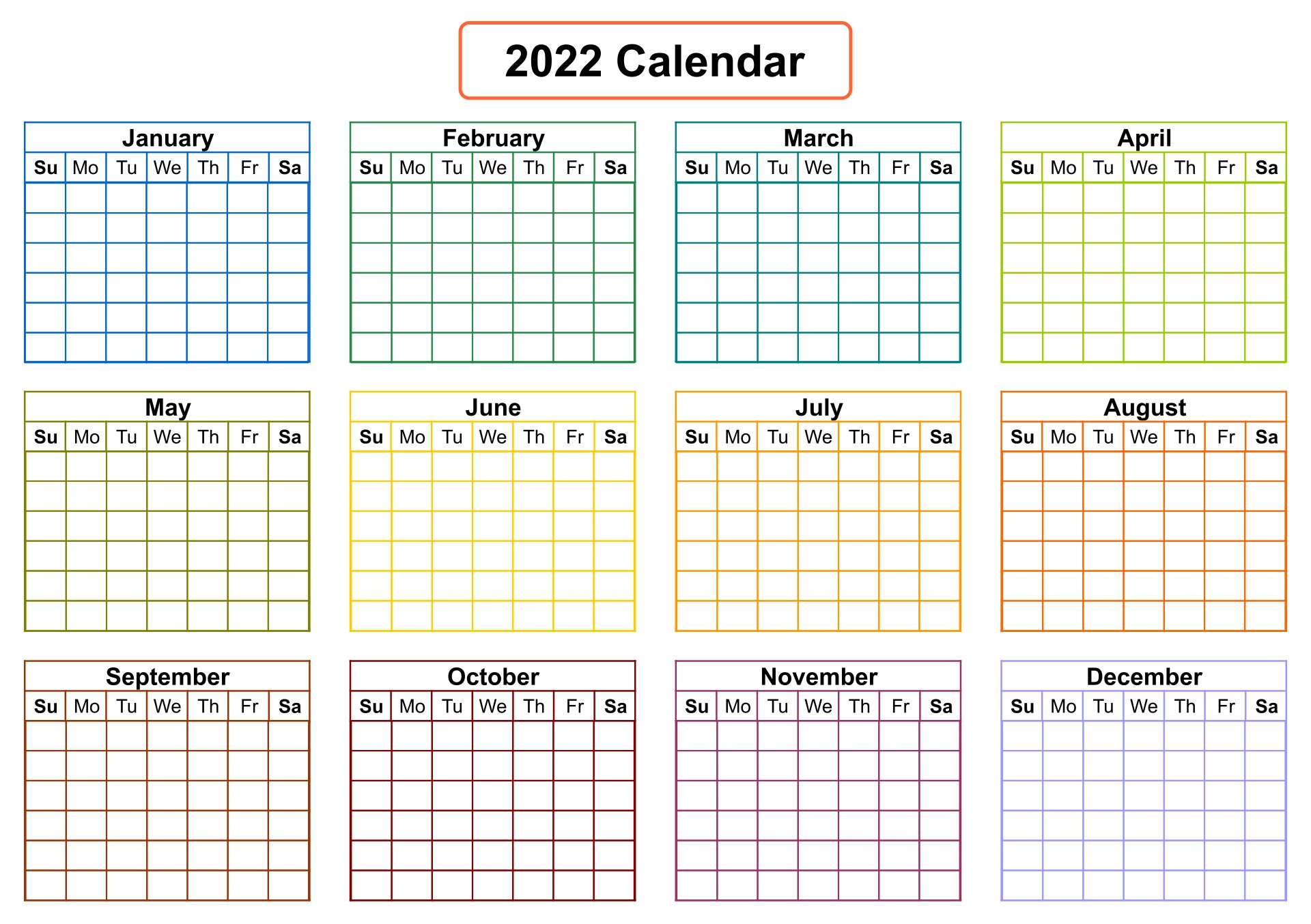 12 month calendar editable templates 20