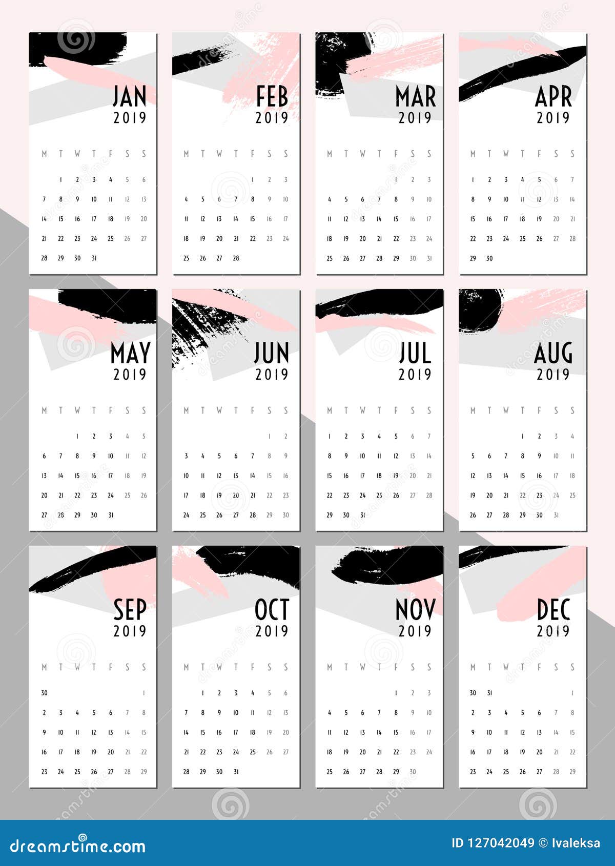 12 month calendar editable templates 23
