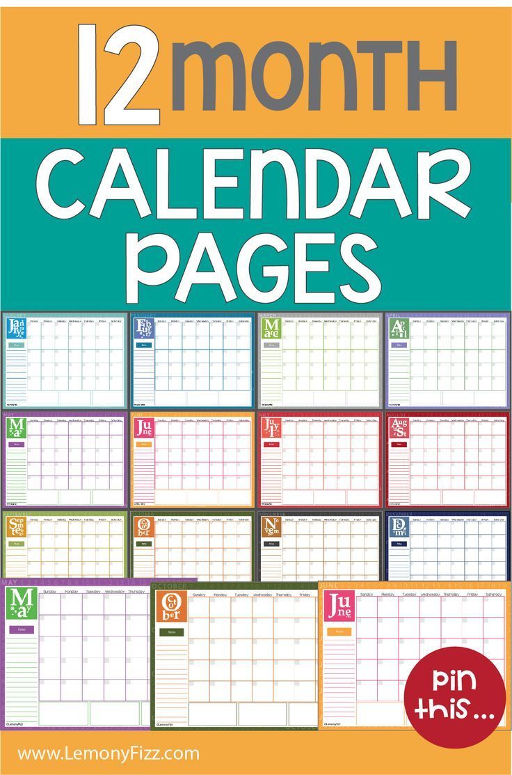 12 month calendar editable templates 41