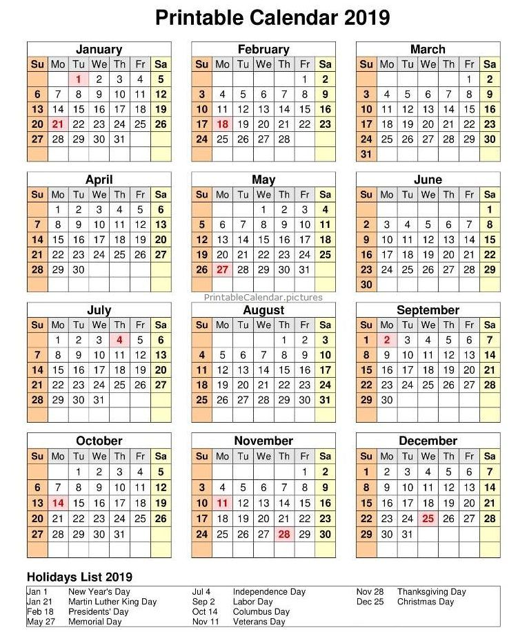 12 month calendar editable templates 8