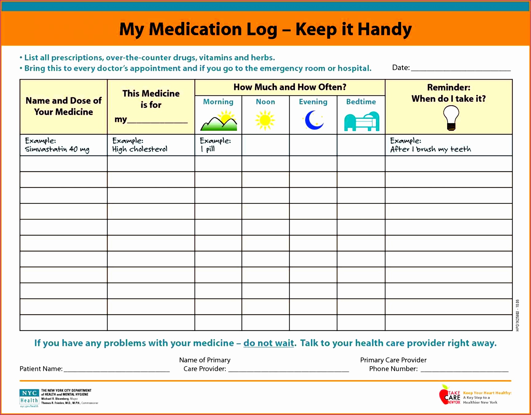 28 day medication calender 45