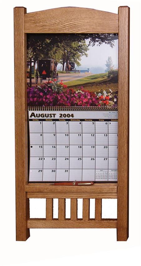 3 month wooden calendar frame 31