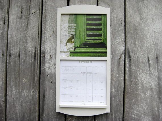 3 month wooden calendar frame 44