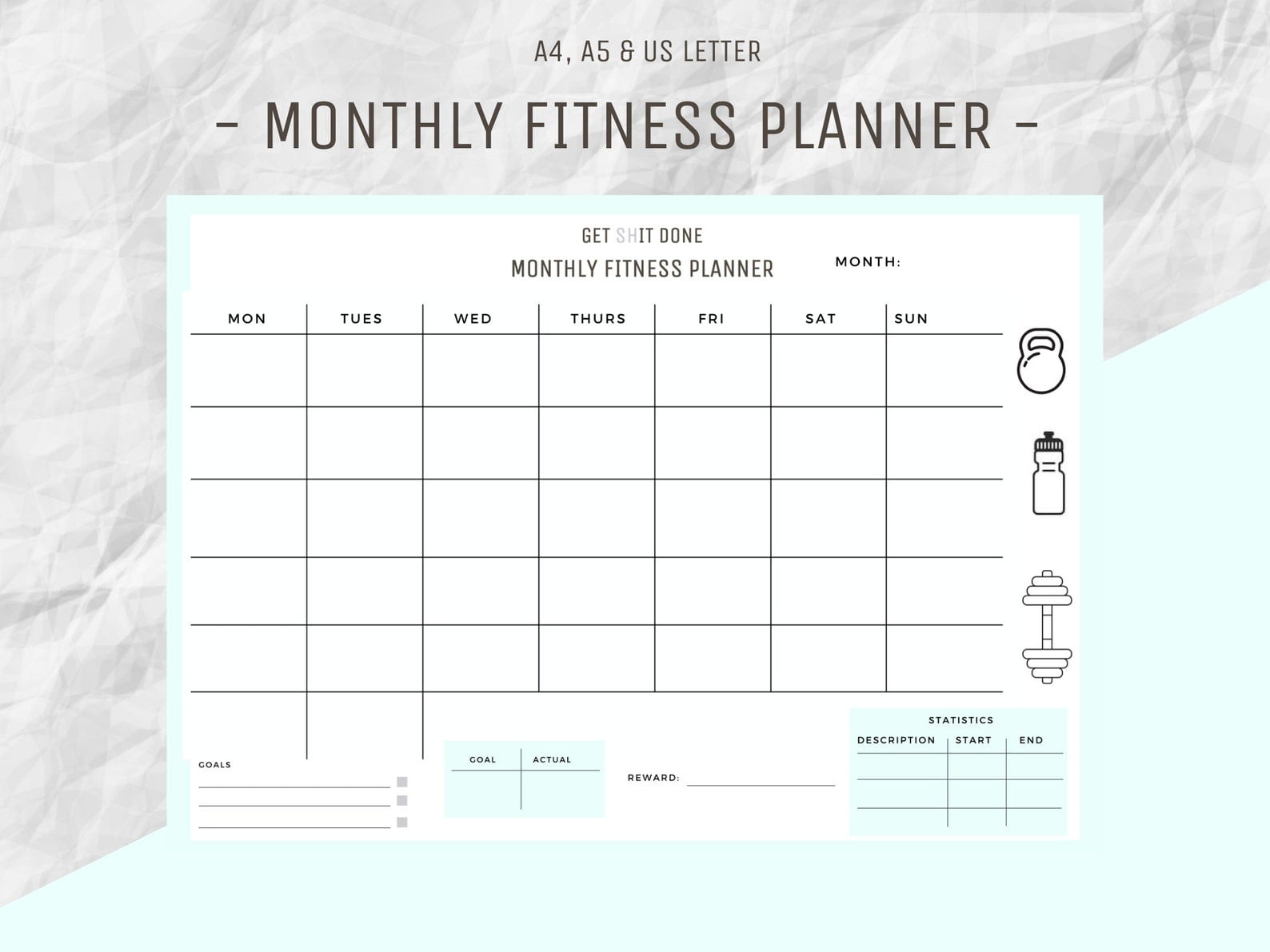 30 day free fillable blank template workout 15