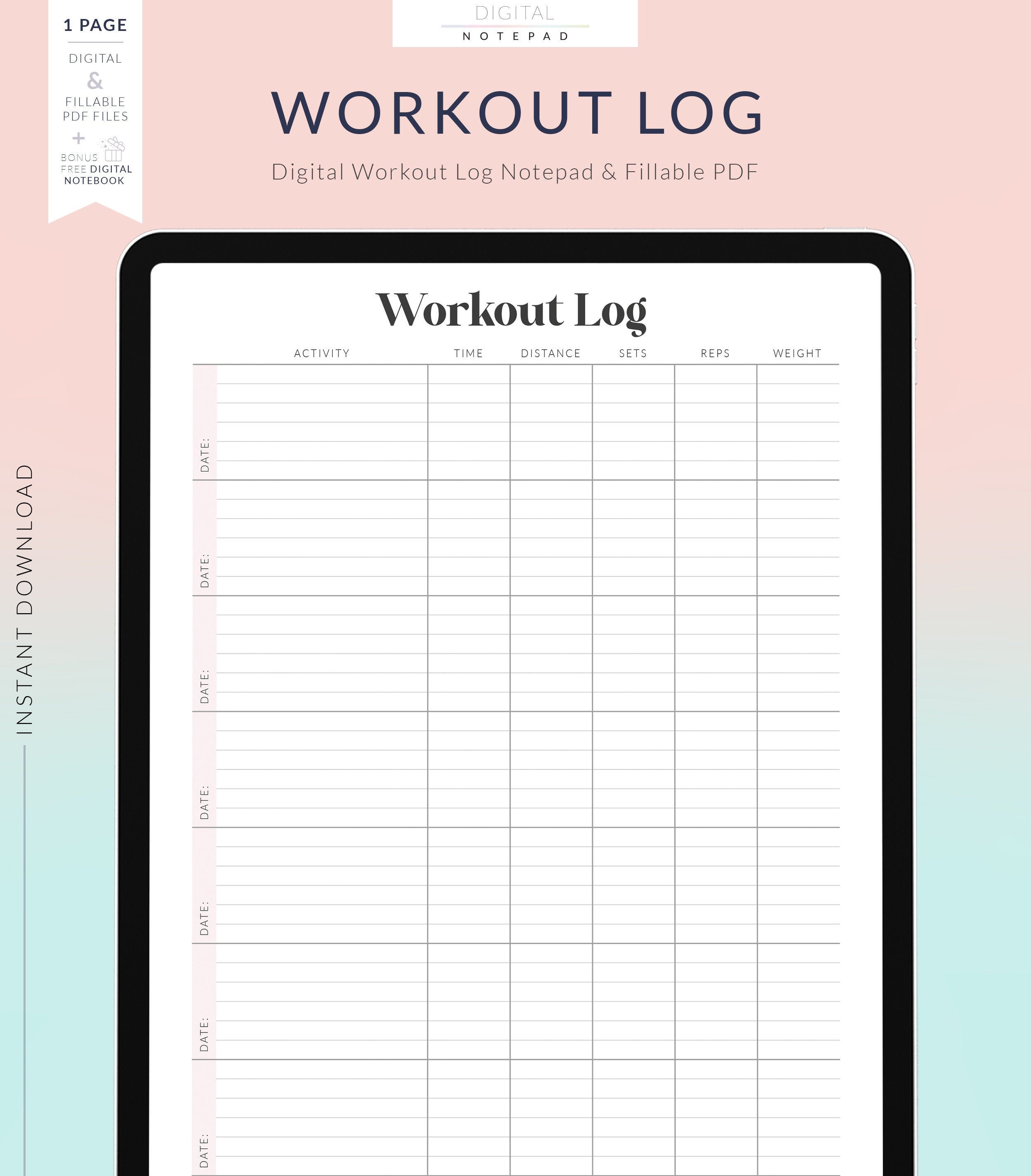 30 day free fillable blank template workout 17