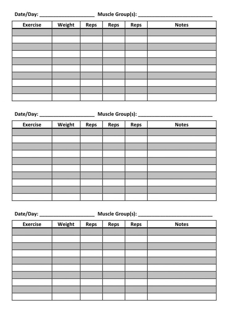 30 day free fillable blank template workout 51