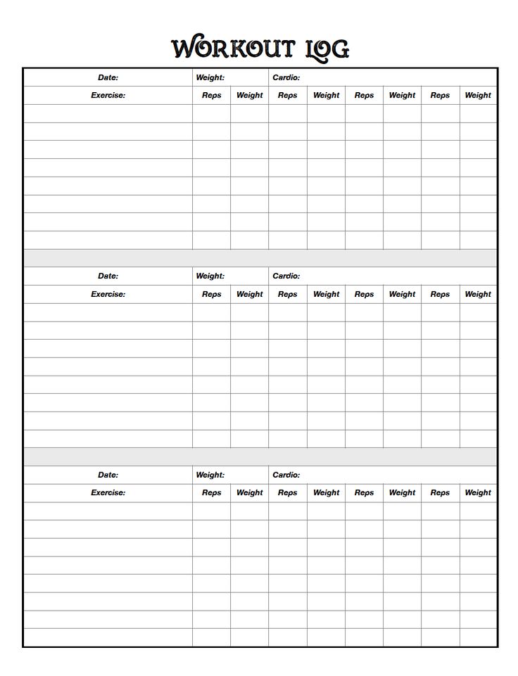 30 day free fillable blank template workout 7