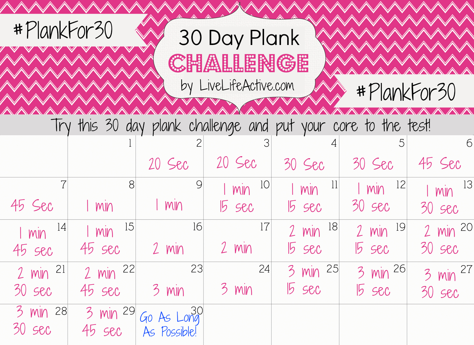 30 day plank challenge printable in word 103