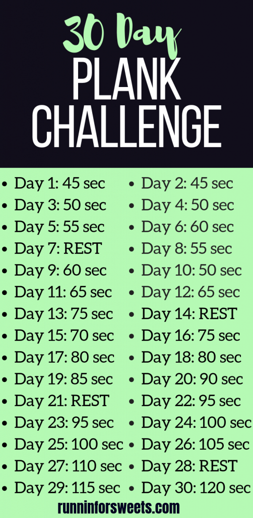 30 day plank challenge printable in word 24