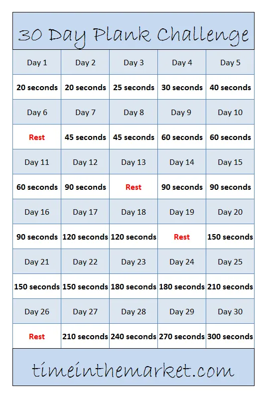 30 day plank challenge printable in word 34
