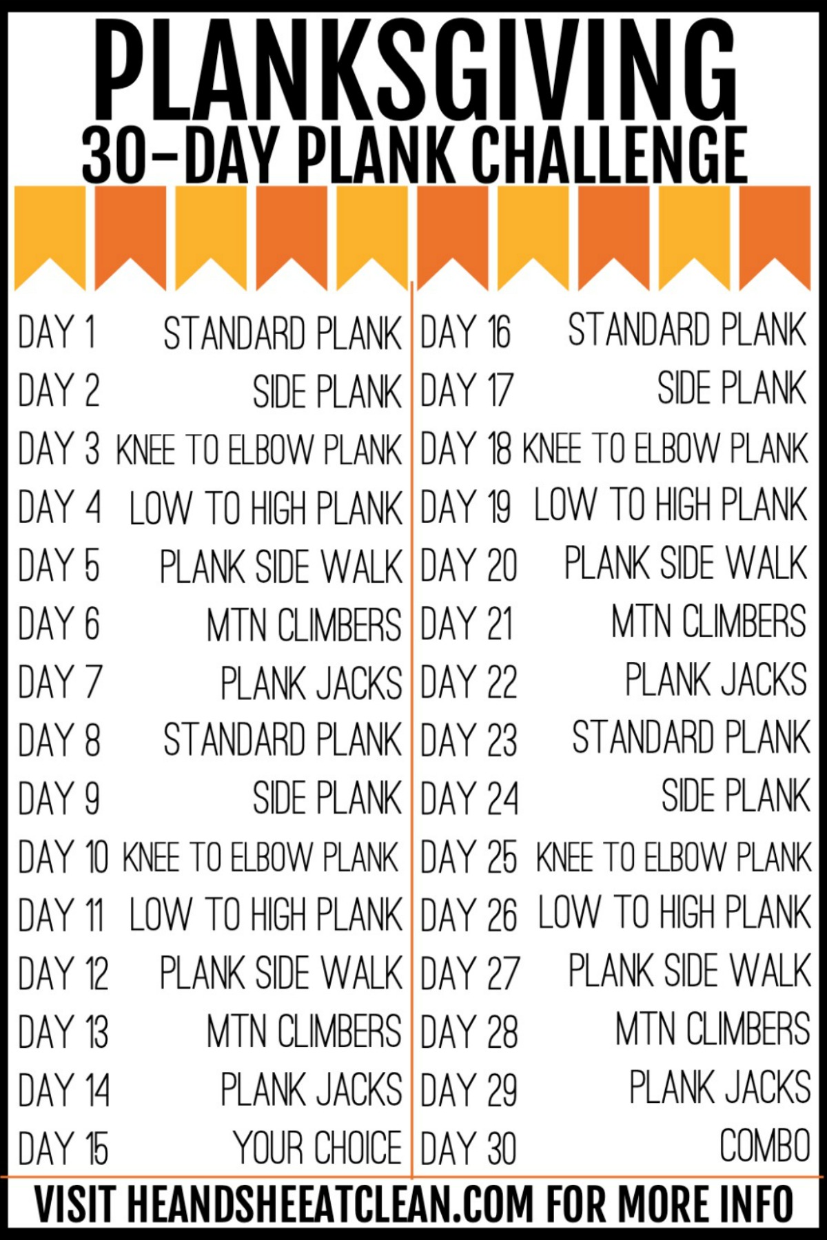 30 day plank challenge printable in word 69