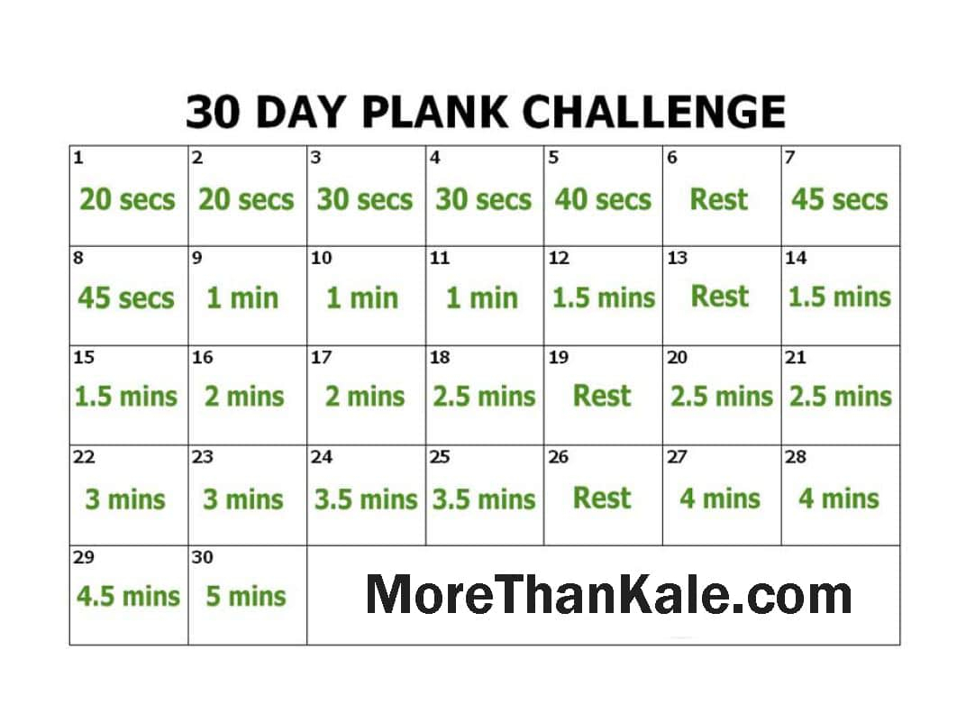 30 day plank challenge printable in word 92