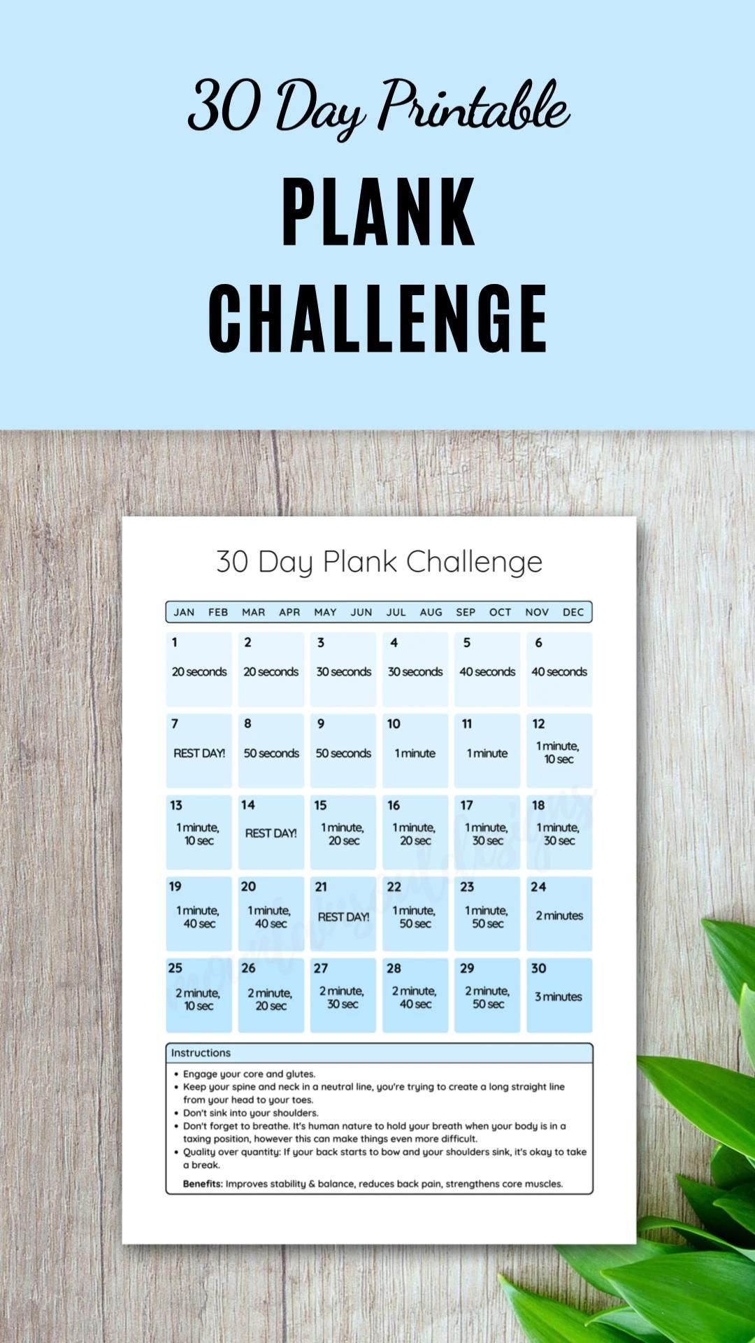 30 day printable workout schedule 46