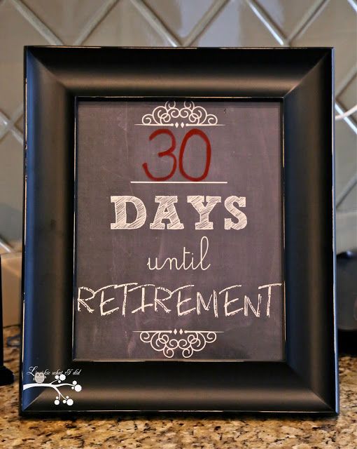 30 day retirement countdown coloring calendar 43