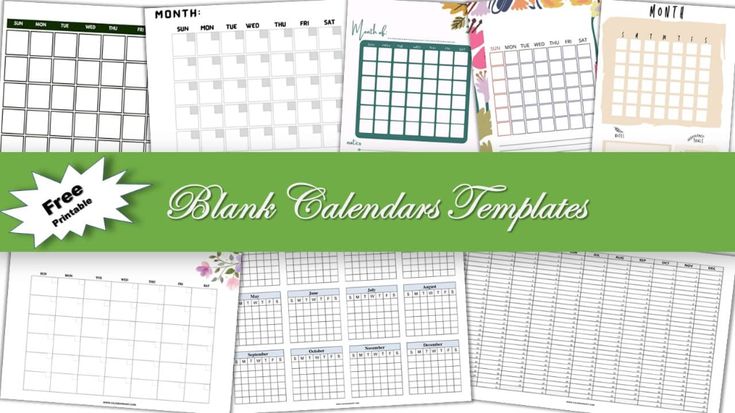 7 day blank calendar printable 100
