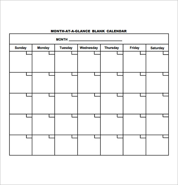 7 day blank calendar printable 33
