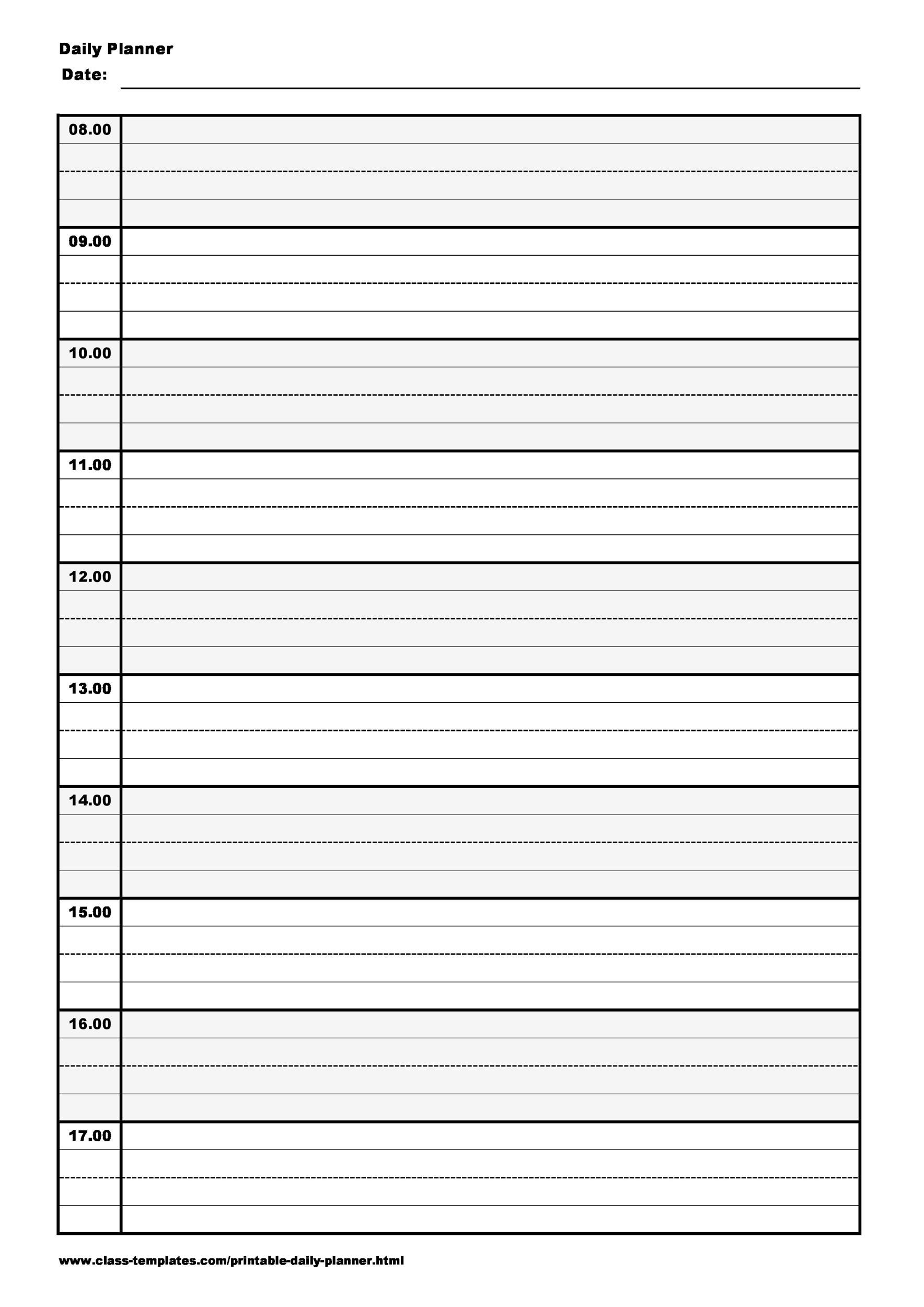 7 day blank calendar printable 63