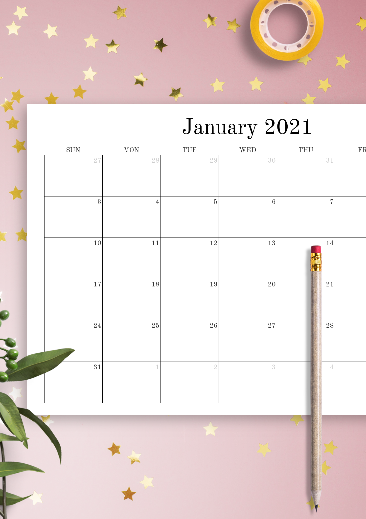 7 day blank calendar printable 72