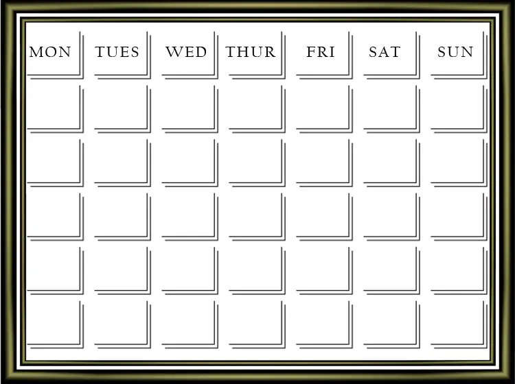 7 day blank calendar printable 92