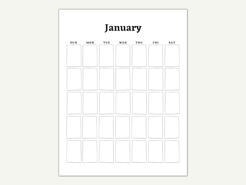7 day blank calendar printable 96