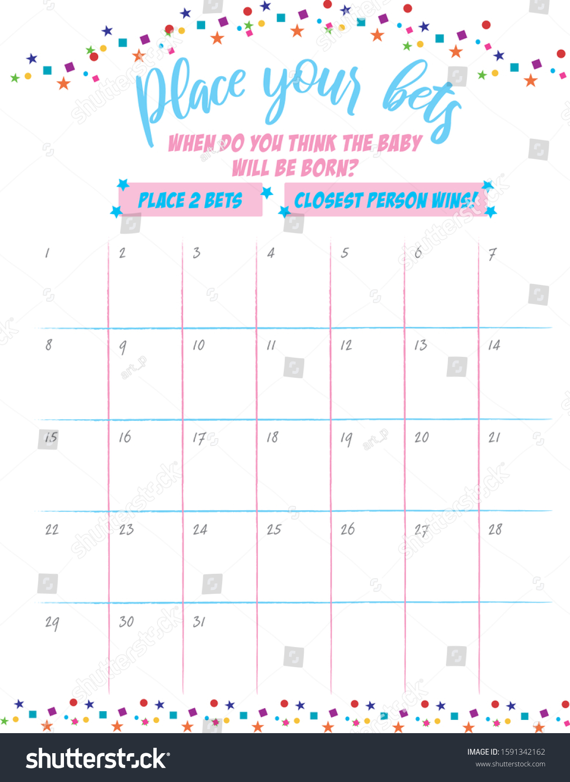 baby calendar free guess 42