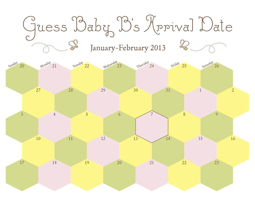 baby calendar free guess 51