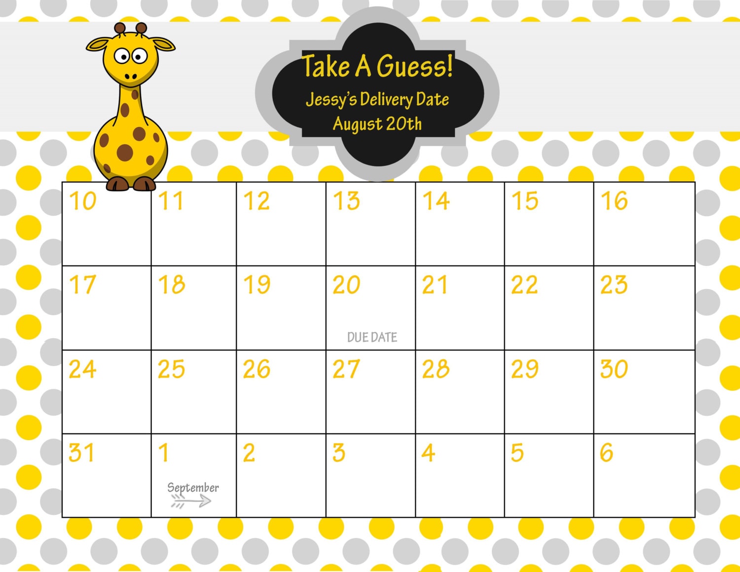 baby calendar free guess 58